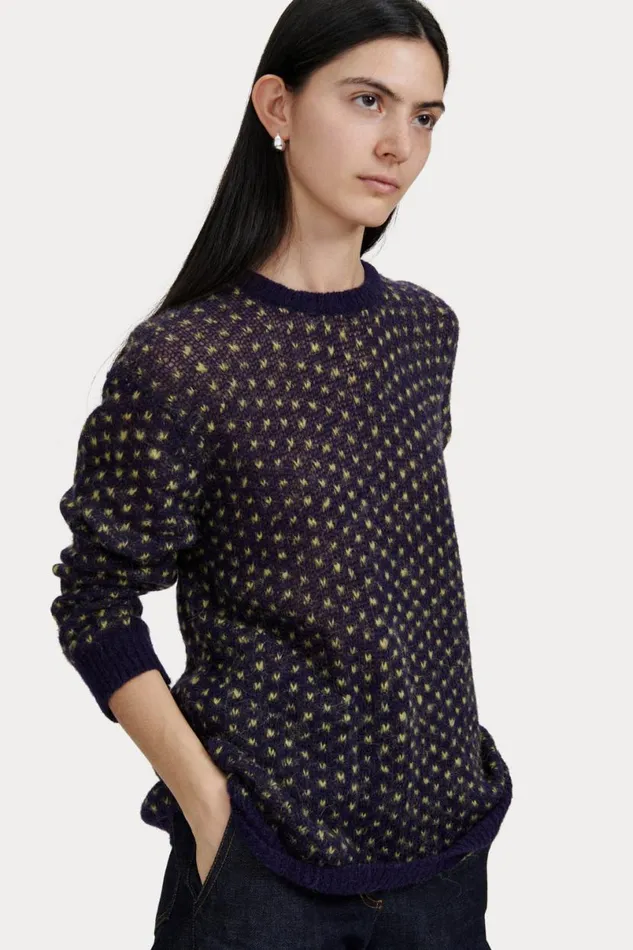 Women Knits Rachel Comey Lokki Sweater Navy Multi Women Knits Rachel Comey Lokki Sweater Navy Multi