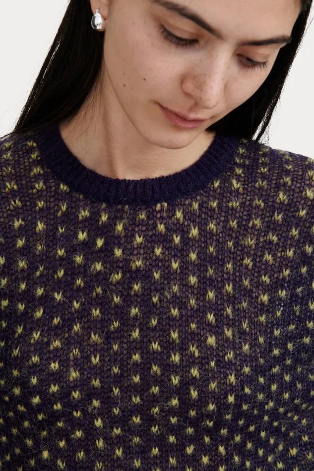 Women Knits Rachel Comey Lokki Sweater Navy Multi Women Knits Rachel Comey Lokki Sweater Navy Multi