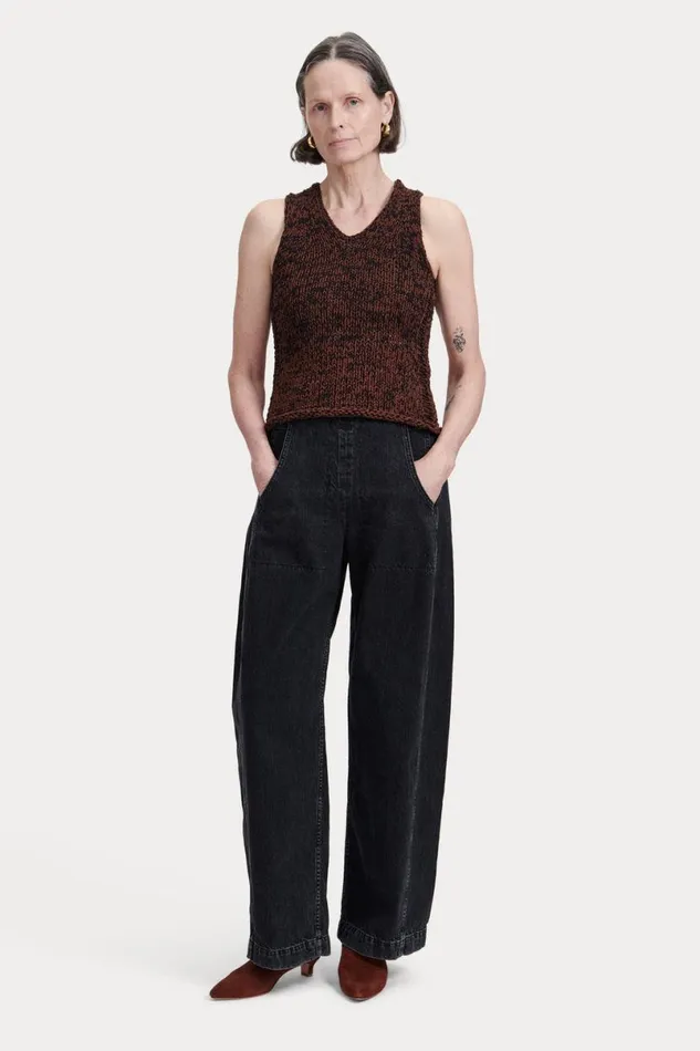 Women Knits Rachel Comey Molla Sweater White Marled Women Knits Rachel Comey Molla Sweater White Marled
