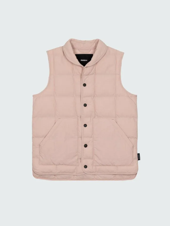 Women Lapwing Insulated Gilet Pink Smoke Finisterre Jackets Coats and Gilets