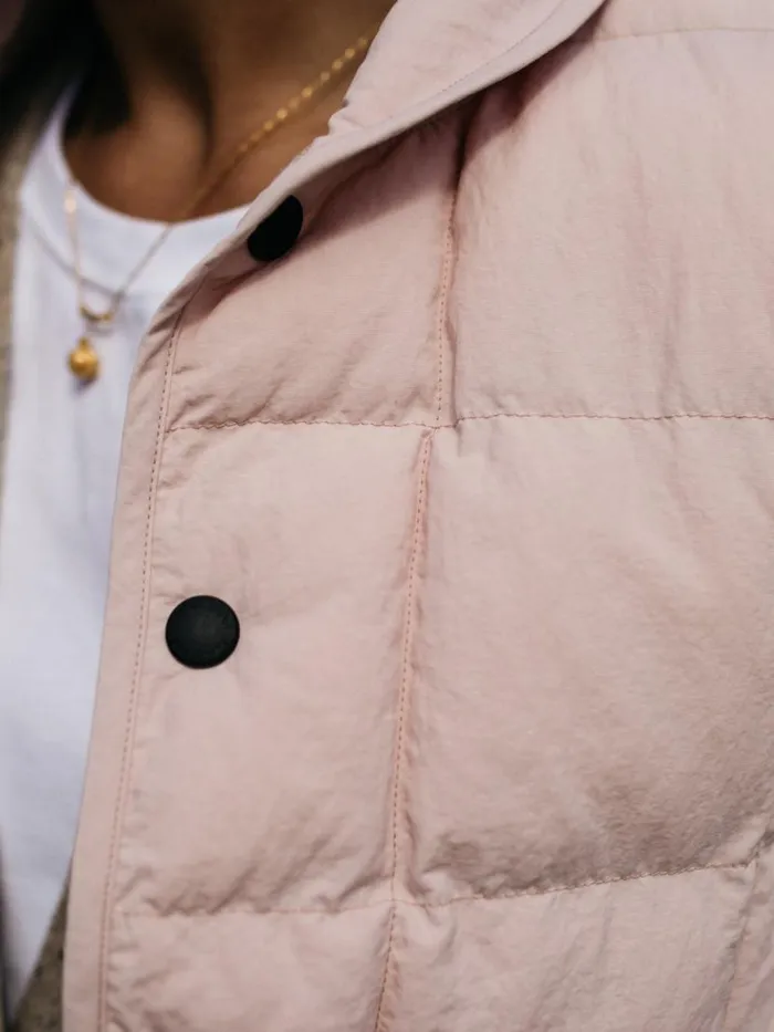 Women Lapwing Insulated Gilet Pink Smoke Finisterre Jackets Coats and Gilets