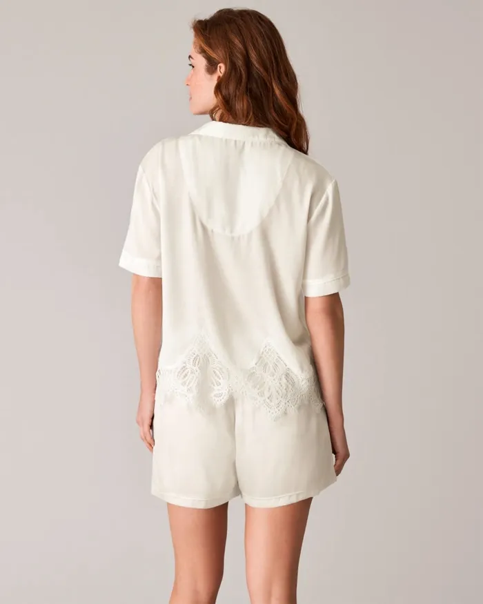 Women LATIKA 8211 Bridal Button Through Set White Ted Baker Lingerie and Pyjamas