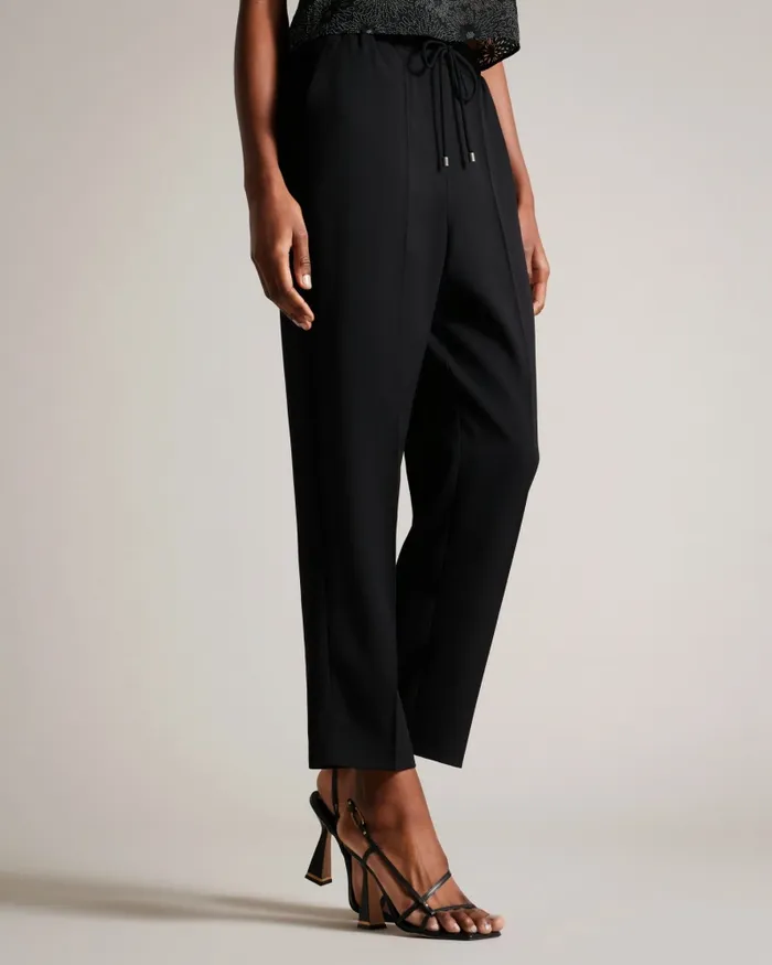 Women LAURAI 8211 Straight Leg Ankle Grazer Joggers Black Ted Baker Trousers and Shorts Women LAURAI 8211 Straight Leg Ankle Grazer Joggers Black Ted Baker Trousers and Shorts