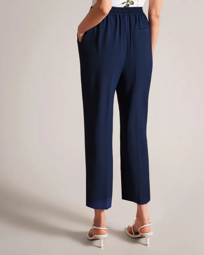 Women LAURAI 8211 Straight Leg Ankle Grazer Joggers Navy Ted Baker Trousers and Shorts Women LAURAI 8211 Straight Leg Ankle Grazer Joggers Navy Ted Baker Trousers and Shorts