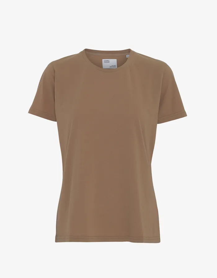 Women Light Organic Tee 8211 Sahara Camel Women TShirts Colorfulstandard