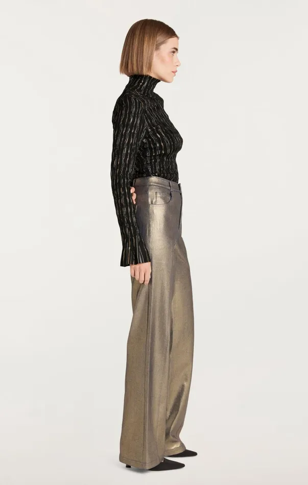 Women Long Sleeve Tops Cinq Sept Cooper Top Blackbronze