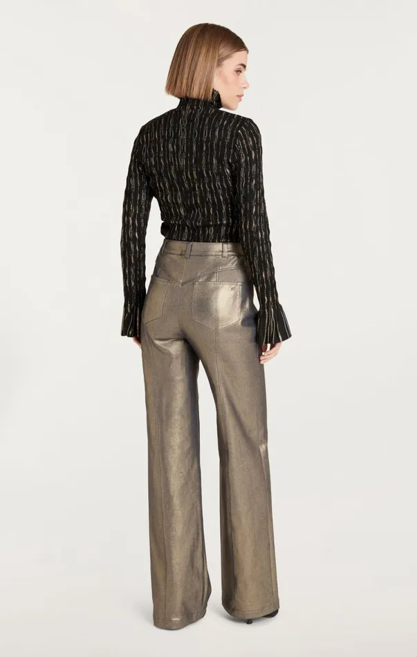 Women Long Sleeve Tops Cinq Sept Cooper Top Blackbronze
