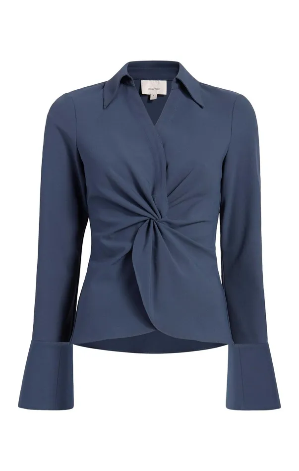 Women Long Sleeve Tops Cinq Sept Mckenna Top Shadow