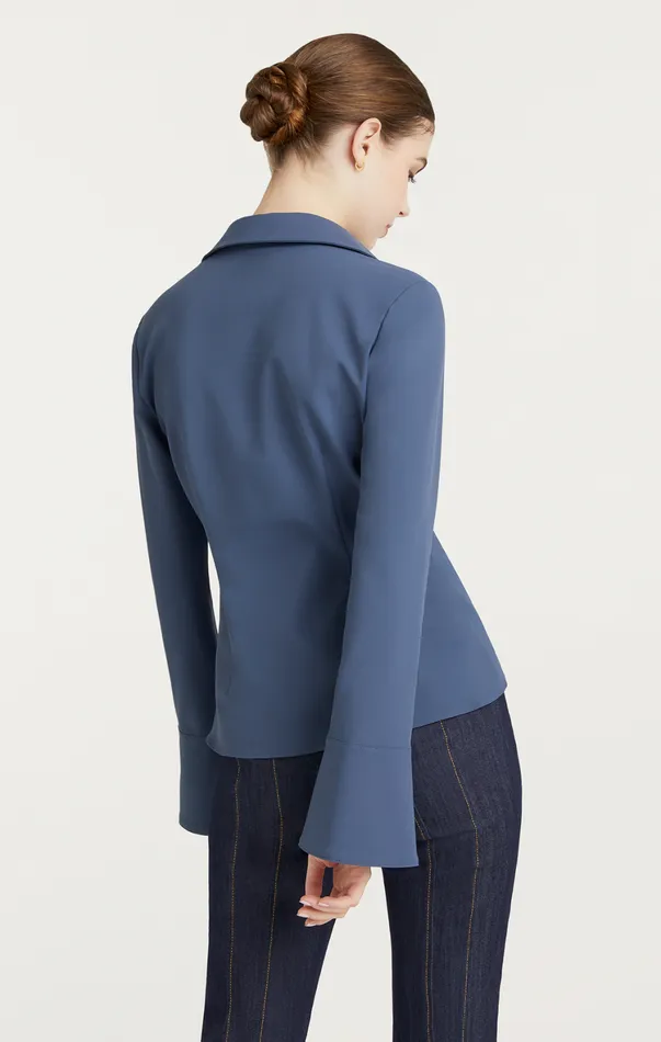 Women Long Sleeve Tops Cinq Sept Mckenna Top Shadow