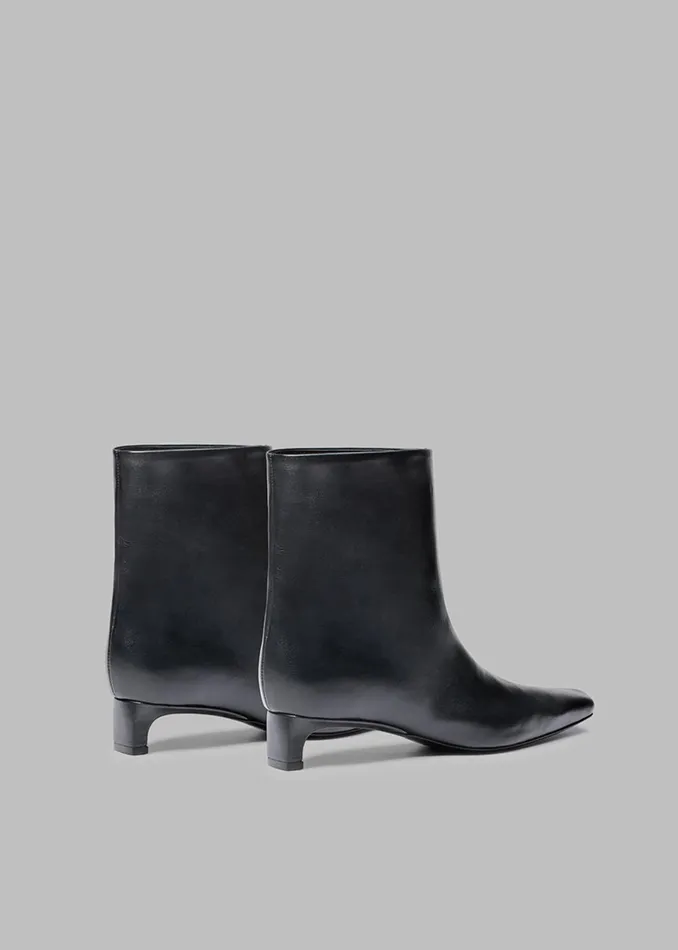 Women Loulou Studio Celine Ankle Boots 8211 Black The Frankie Shop
