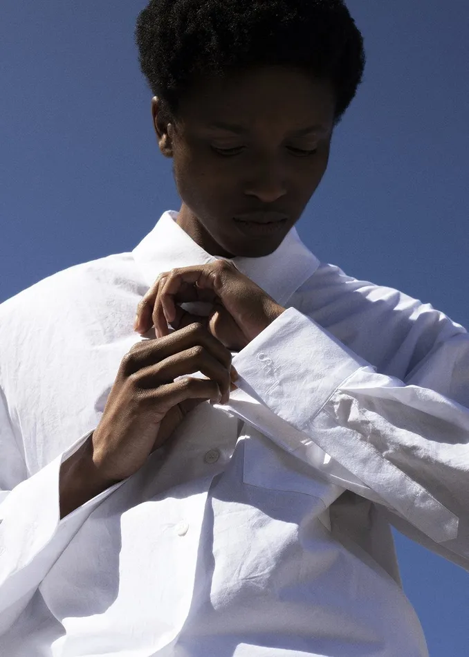Women Lui Organic Cotton Shirt 8211 White The Frankie Shop Tops