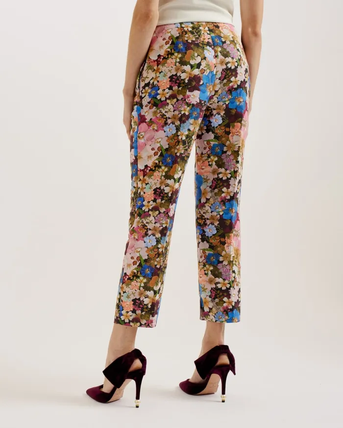 Women MADONID 8211 Printed Slim Leg Trousers Black Ted Baker Trousers and Shorts Women MADONID 8211 Printed Slim Leg Trousers Black Ted Baker Trousers and Shorts
