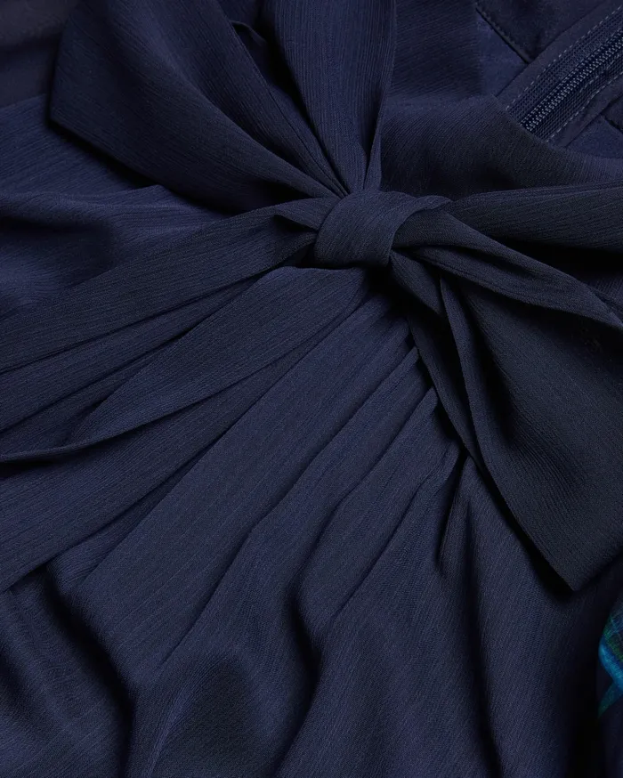 Women MANAMI 8211 Floral Pussybow Pleated Maxi Dress Navy Ted Baker Dresses Women MANAMI 8211 Floral Pussybow Pleated Maxi Dress Navy Ted Baker Dresses