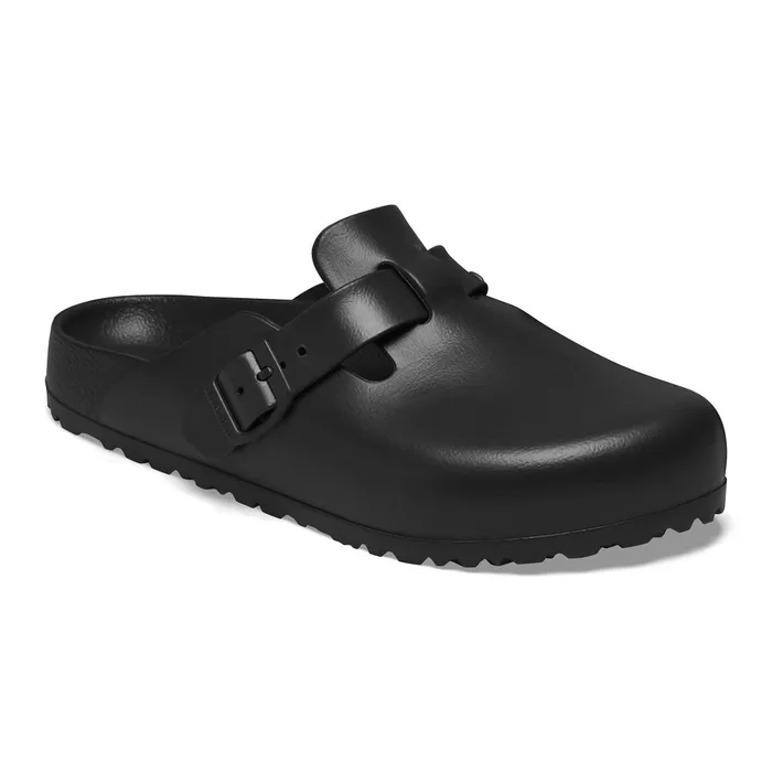 WomenMen Birkenstock Clogs Boston Essentials Black