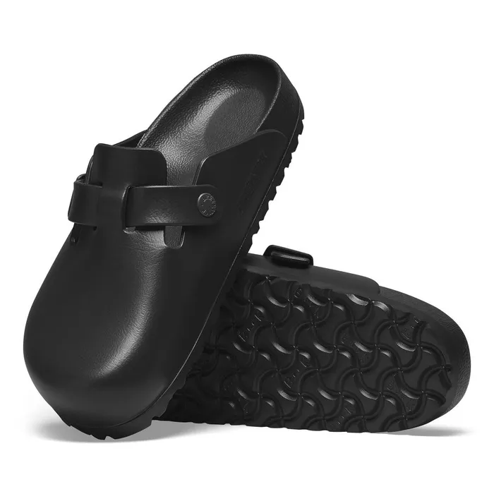WomenMen Birkenstock Clogs Boston Essentials Black