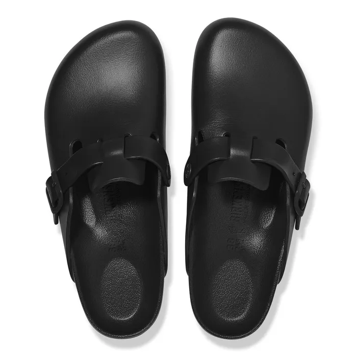 WomenMen Birkenstock Clogs Boston Essentials Black