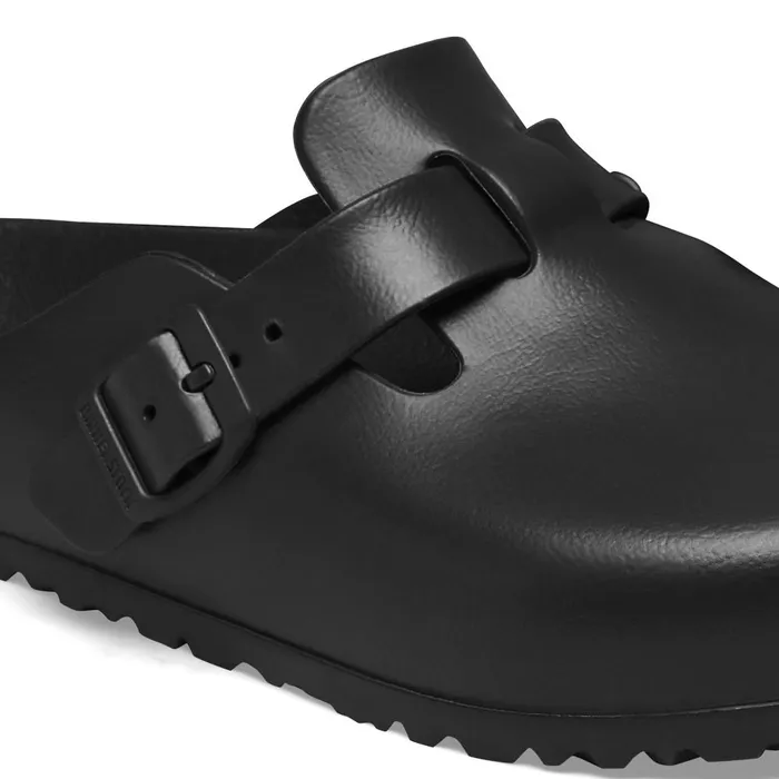 WomenMen Birkenstock Clogs Boston Essentials Black