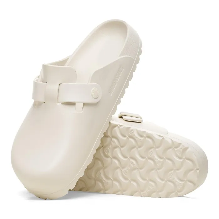 WomenMen Birkenstock Clogs Boston Essentials Eggshell