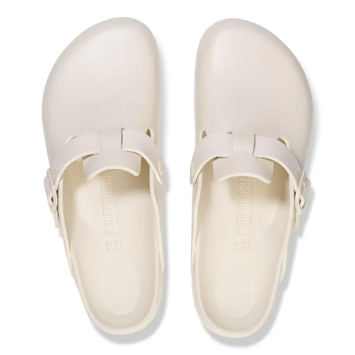 WomenMen Birkenstock Clogs Boston Essentials Eggshell