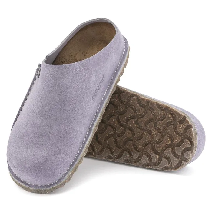 WomenMen Birkenstock Clogs Zermatt Premium Purple Fog