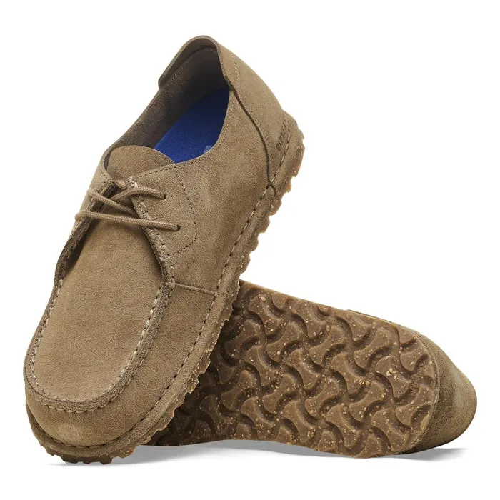 WomenMen Birkenstock Low Shoes Utti Lace Gray Taupe