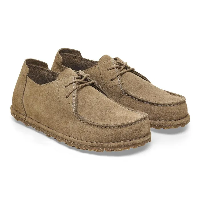 WomenMen Birkenstock Low Shoes Utti Lace Gray Taupe