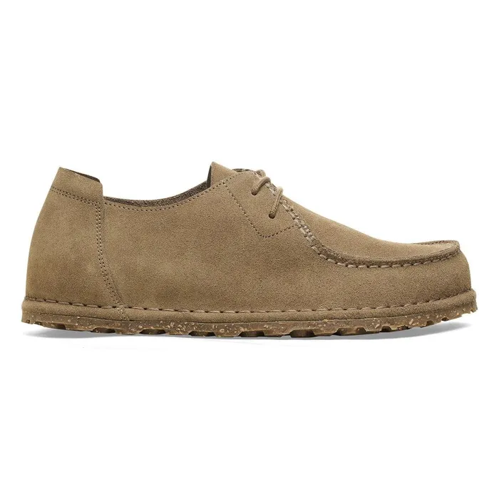 WomenMen Birkenstock Low Shoes Utti Lace Gray Taupe