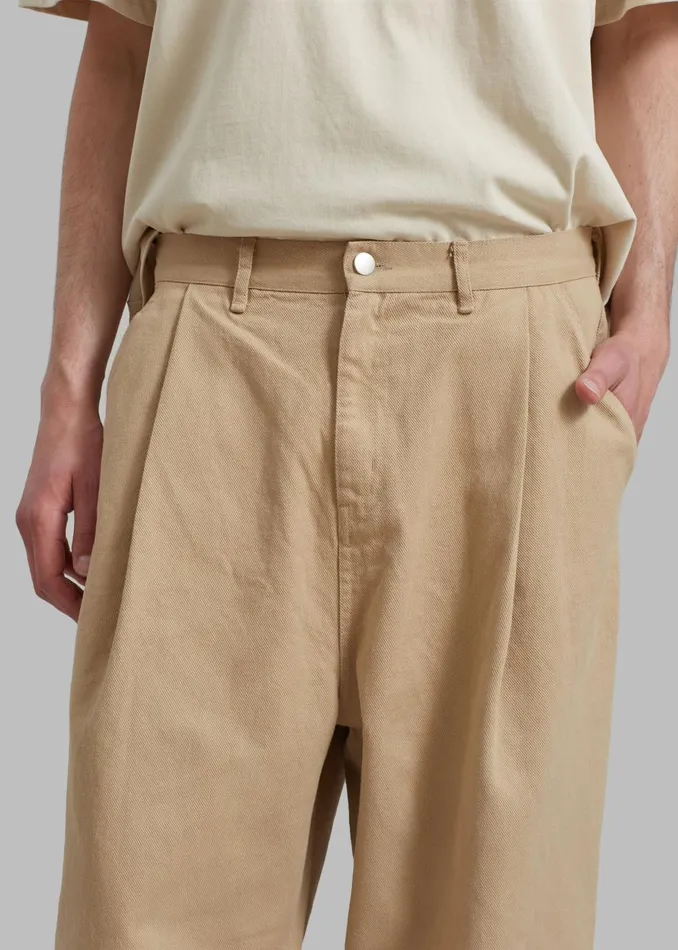WomenMen Drew Denim Pants 8211 Beige The Frankie Shop Bottoms