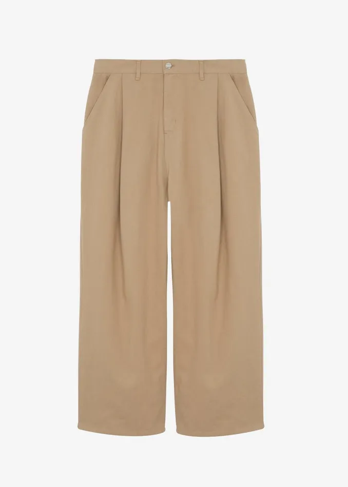 WomenMen Drew Denim Pants 8211 Beige The Frankie Shop Bottoms