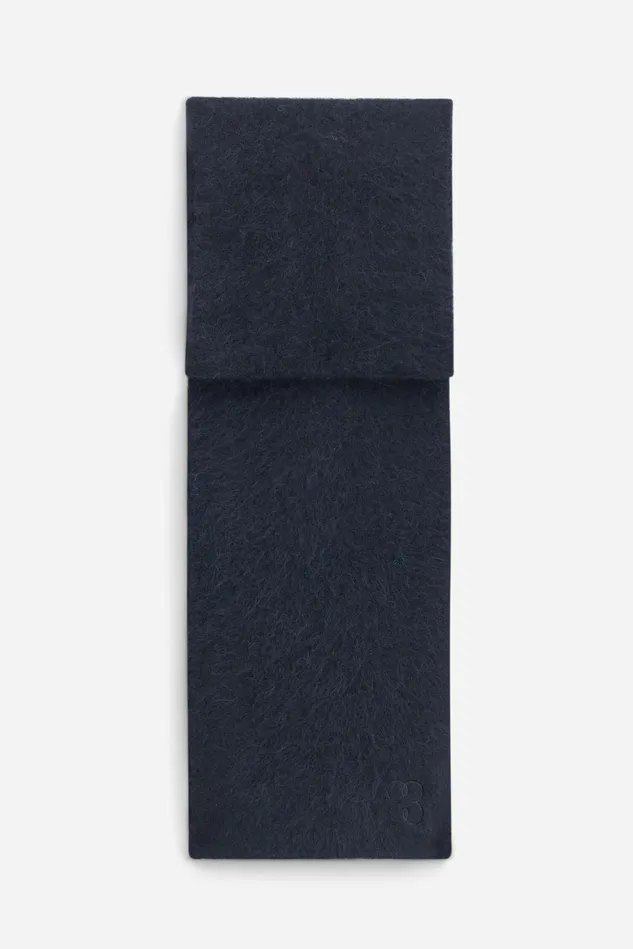 WomenMen Fluffy Scarf Ink Black Filippa K Hats and Scarves