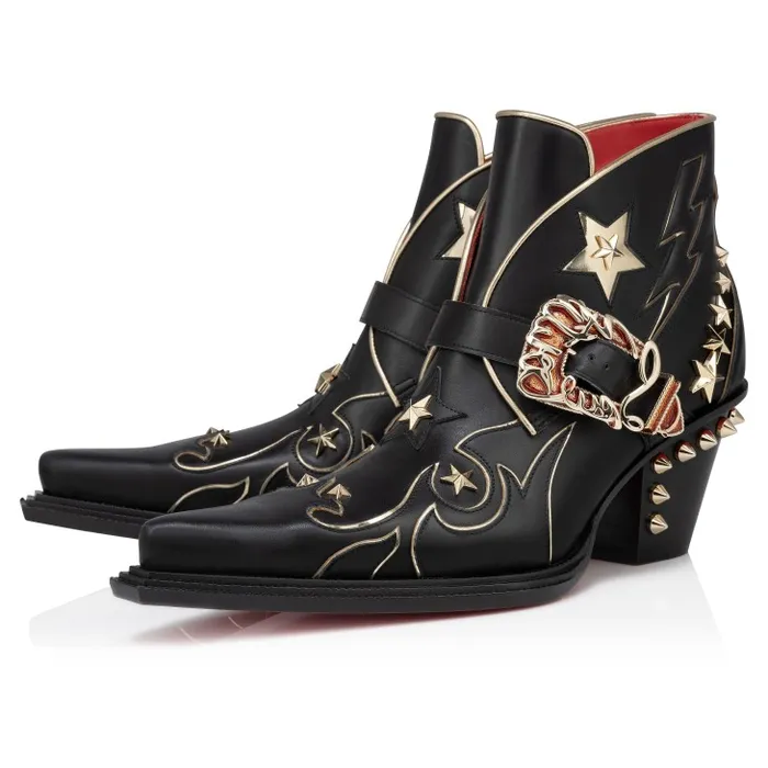 WomenMen Kennywood Low Boots 75 Mm 8211 Nappa Leather 8211 Black Christian Louboutin Boots WomenMen Kennywood Low Boots 75 Mm 8211 Nappa Leather 8211 Black Christian Louboutin Boots