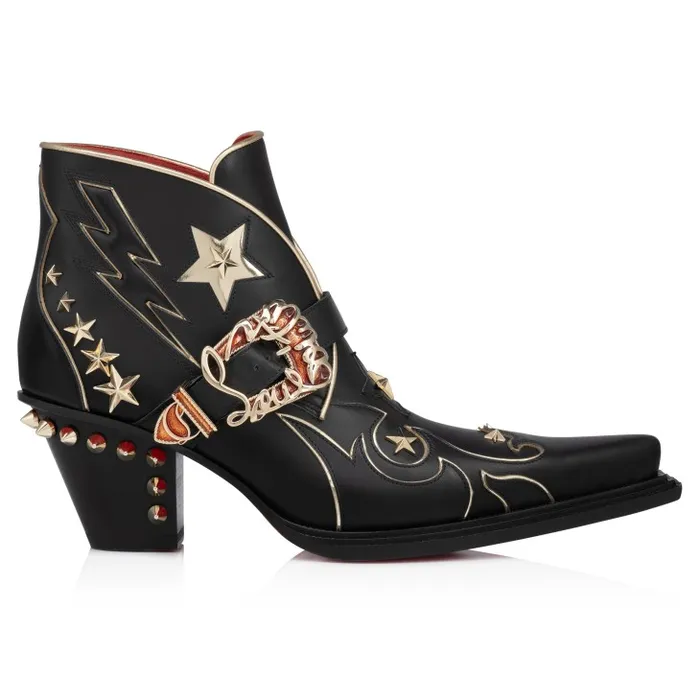 WomenMen Kennywood Low Boots 75 Mm 8211 Nappa Leather 8211 Black Christian Louboutin Boots