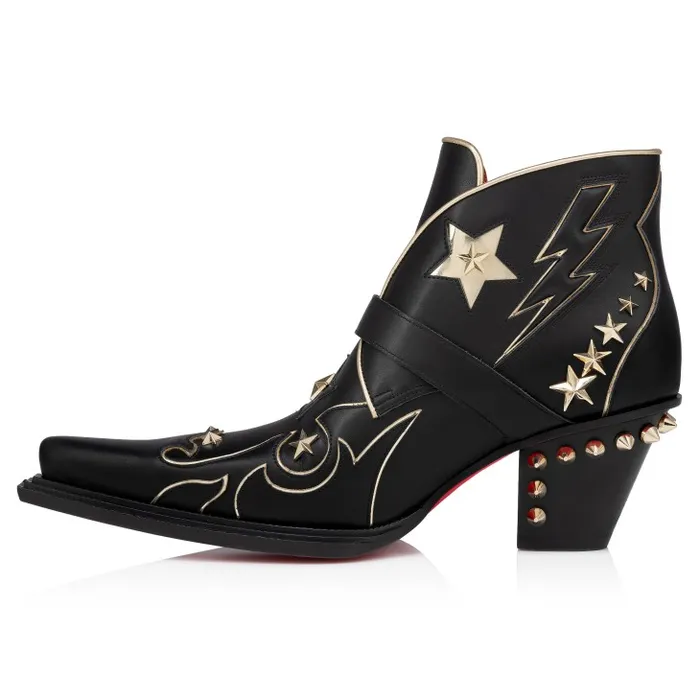 WomenMen Kennywood Low Boots 75 Mm 8211 Nappa Leather 8211 Black Christian Louboutin Boots