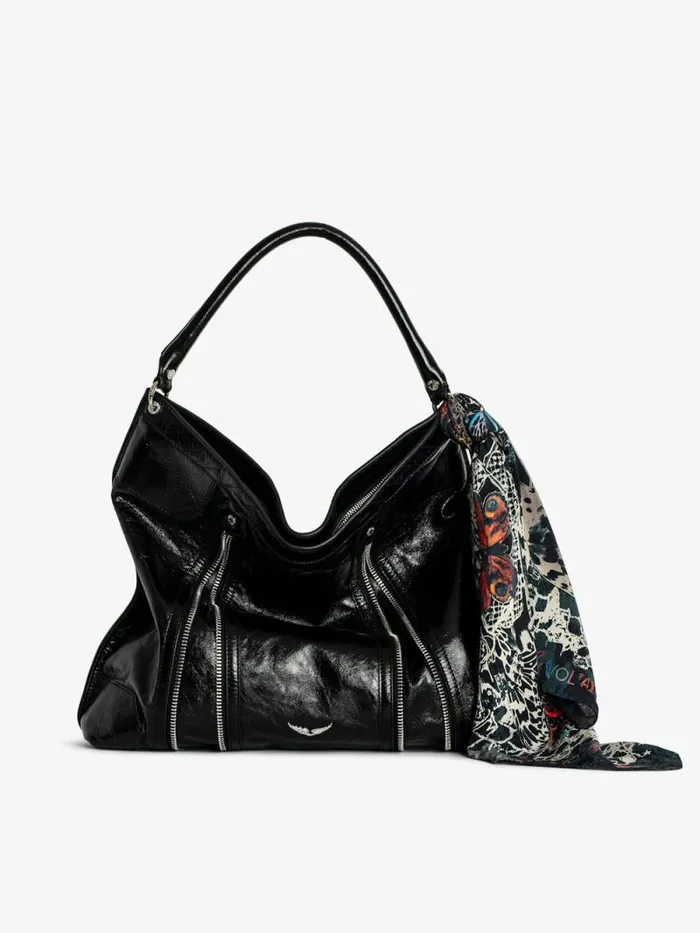 WomenMen Zadig and Voltaire Scarves Blondie Silk Scarf Ink WomenMen Zadig and Voltaire Scarves Blondie Silk Scarf Ink