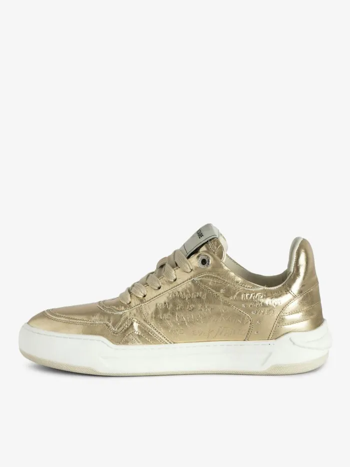 WomenMen Zadig and Voltaire Sneakers LowTop Wings Sneakers Gold WomenMen Zadig and Voltaire Sneakers LowTop Wings Sneakers Gold