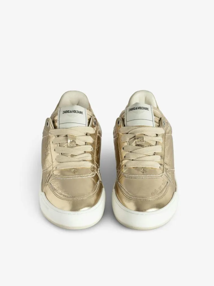 WomenMen Zadig and Voltaire Sneakers LowTop Wings Sneakers Gold WomenMen Zadig and Voltaire Sneakers LowTop Wings Sneakers Gold