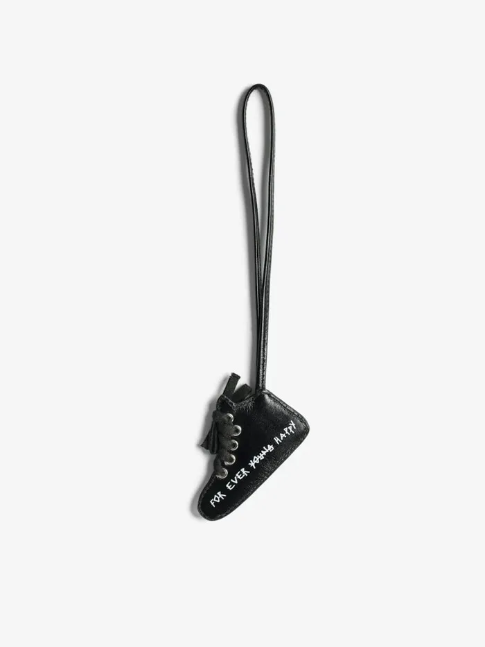 WomenMen Zadig and Voltaire Straps and Accessories Wings Keyring Black