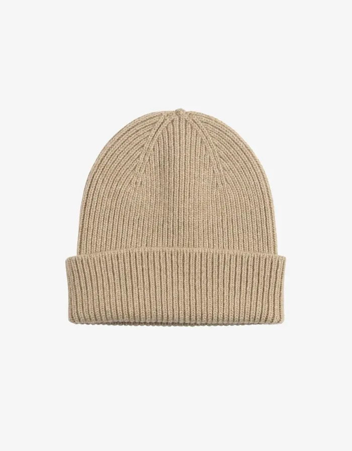 Women Merino Wool Beanie Desert Khaki Colorful Standard Beanies