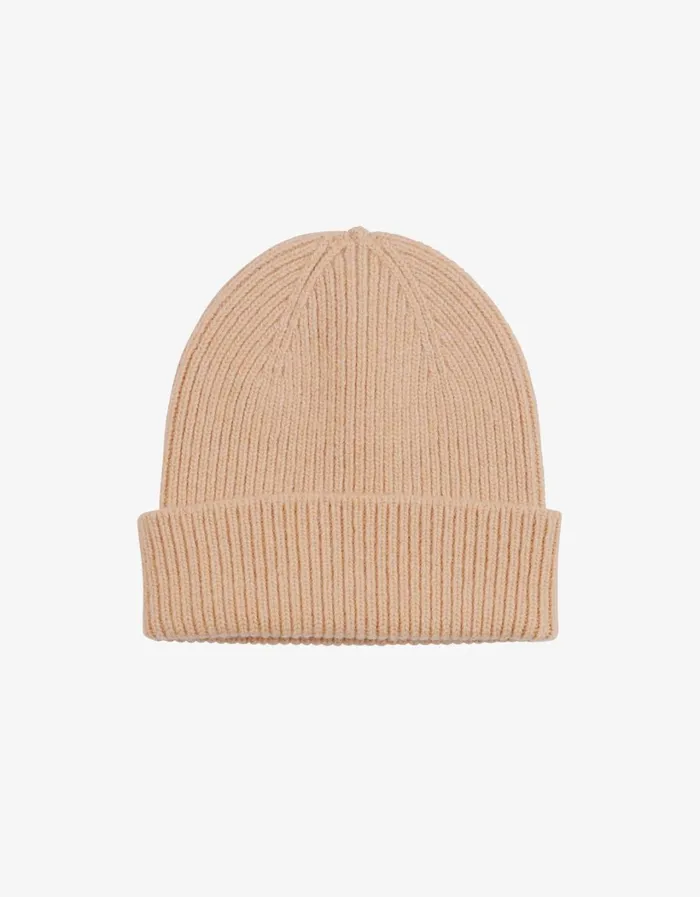 Women Merino Wool Beanie Honey Beige Colorful Standard Beanies