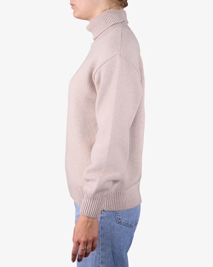 Women Merino Wool Turtleneck 8211 Emerald Green Knit Sweaters Colorfulstandard