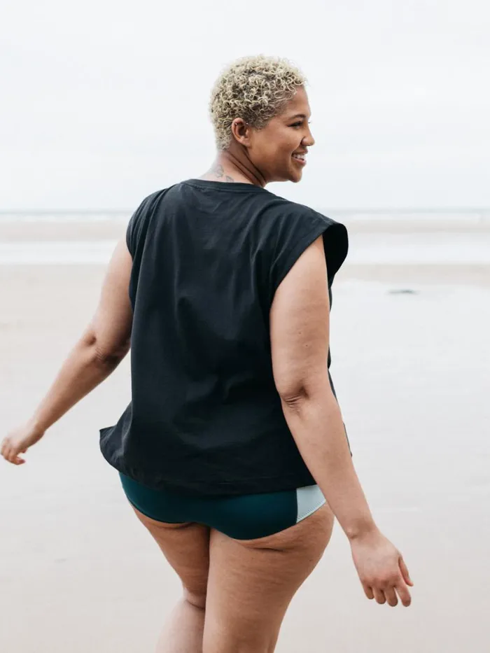 Women Meskel Vest Black Finisterre Tops and Shirts