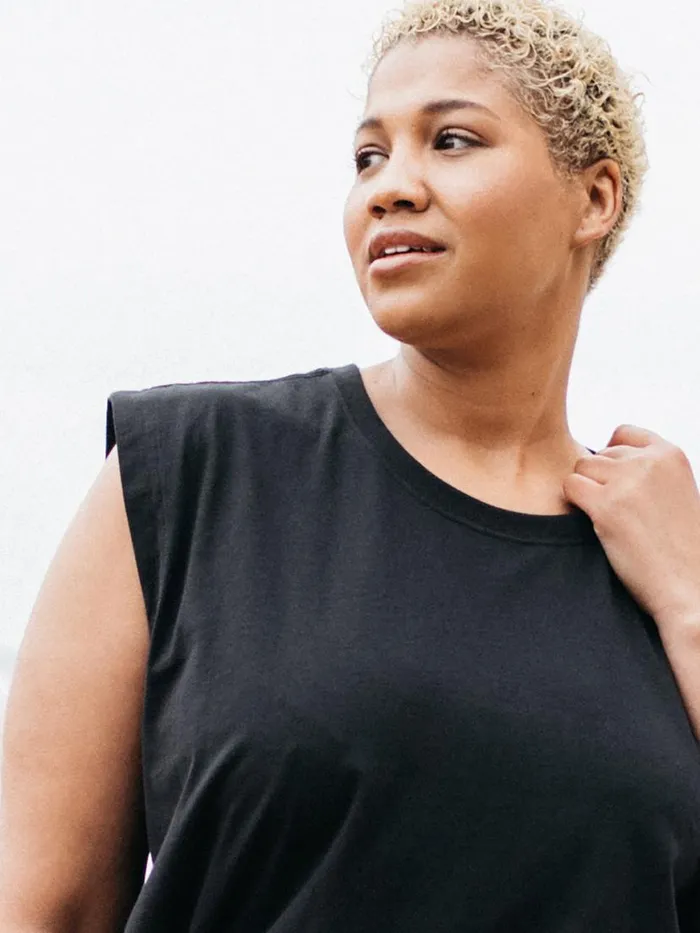 Women Meskel Vest Black Finisterre Tops and Shirts