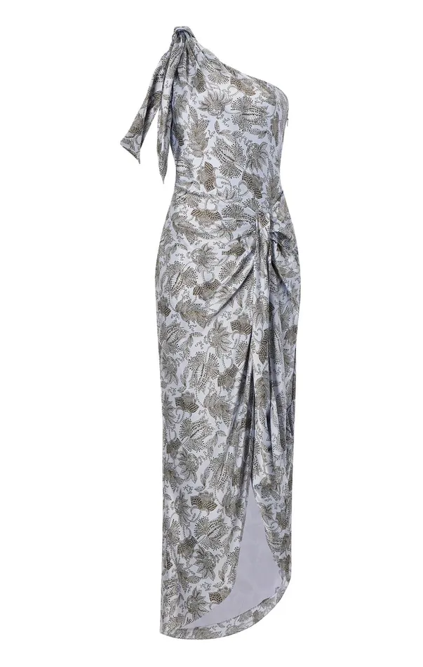 Women Midi Cinq Sept Gretchen Dress Frostblack Olive