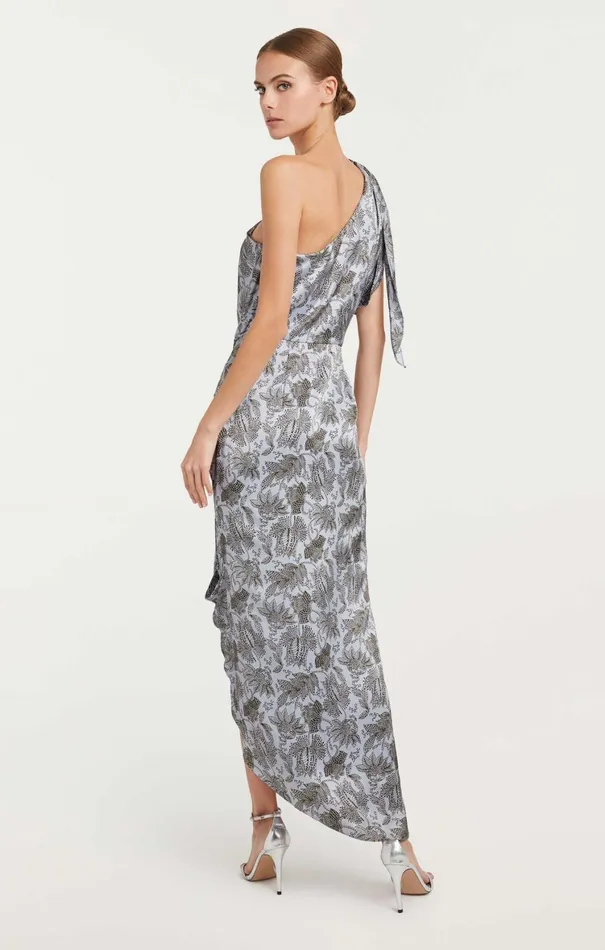 Women Midi Cinq Sept Gretchen Dress Frostblack Olive