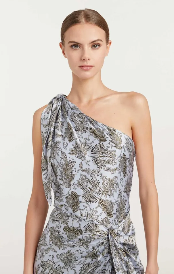 Women Midi Cinq Sept Gretchen Dress Frostblack Olive