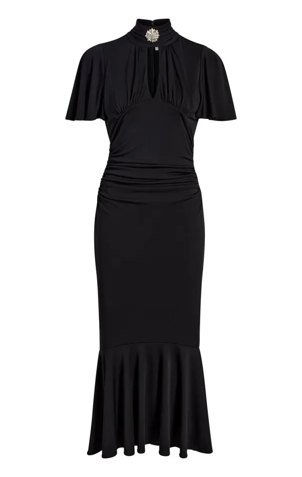 Women Midi Cinq Sept Rosita Dress Black
