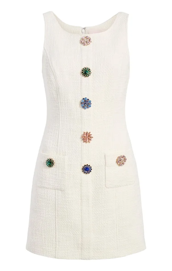 Women Mini Cinq Sept Randi Dress Gardenia