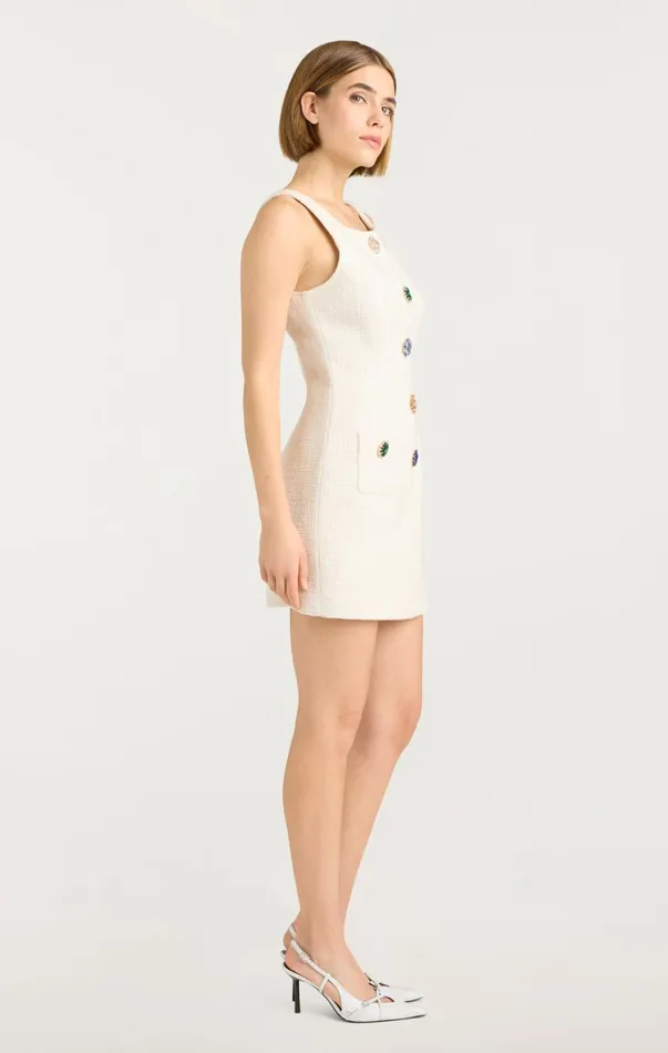 Women Mini Cinq Sept Randi Dress Gardenia