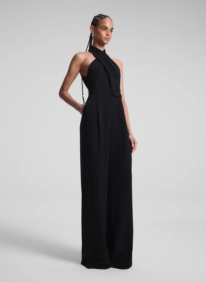 Women Murphy II Wide Leg Jumpsuit Black ALC Bottoms