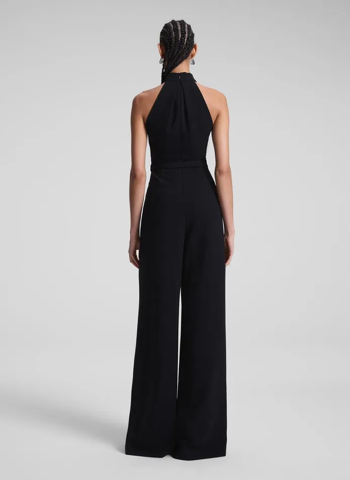 Women Murphy II Wide Leg Jumpsuit Black ALC Bottoms
